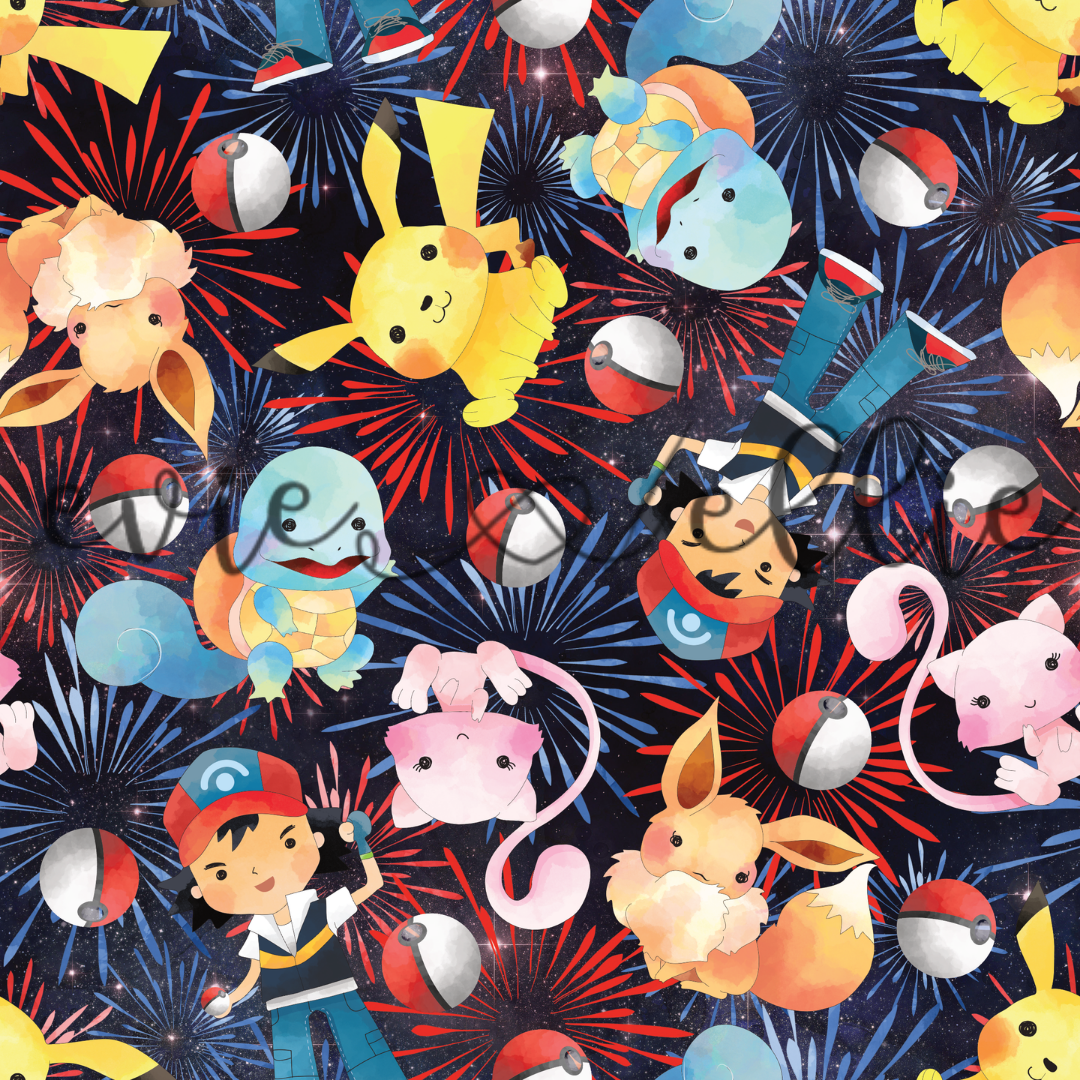 Original 151 Pokémon sprites with colour