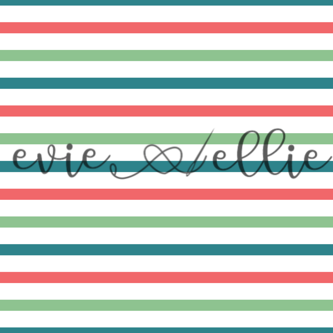 Pastel Christmas Stripes