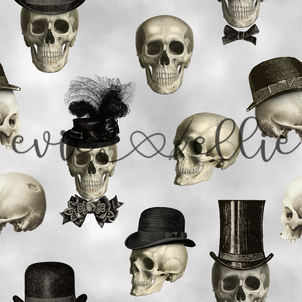 Dapper Skulls- Multiple Colors