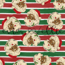 Load image into Gallery viewer, African American Vintage Santa -- Multiple Colors
