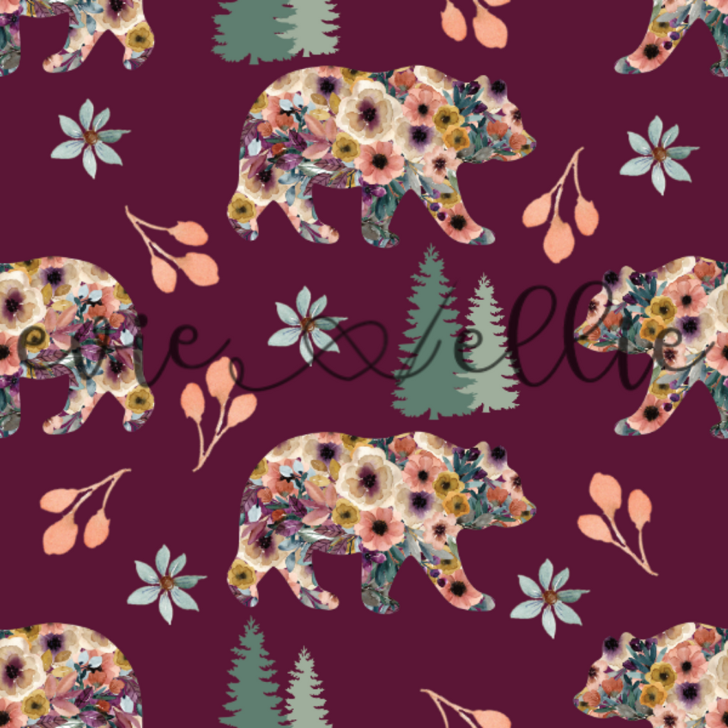 Flower Bears-- Multiple Colors